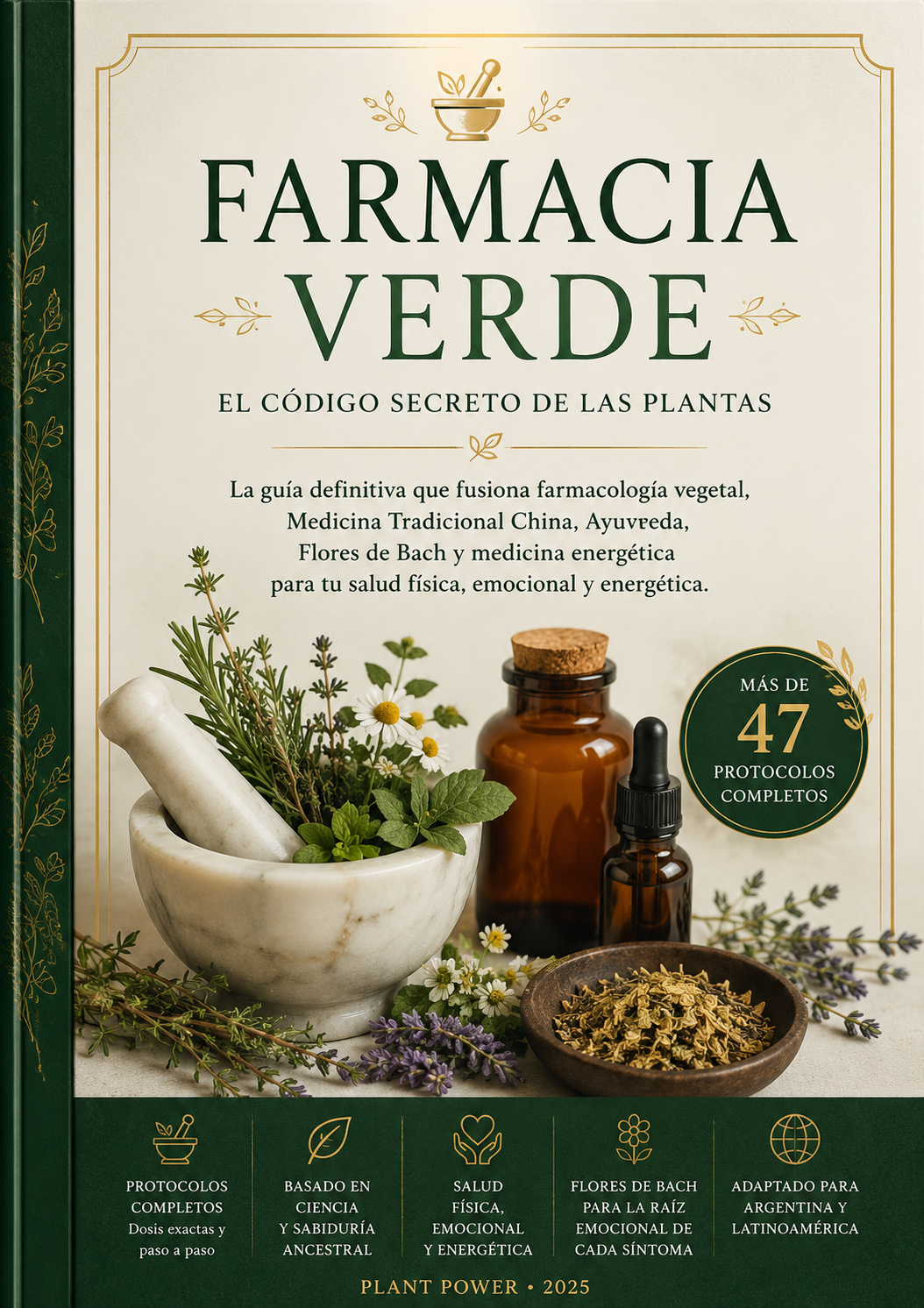 Farmacia Verde: 47 Remedios Caseros con Plantas+4 BONOS DE REGALO!!!🎁